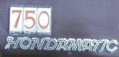 emblem Honda 750 automatic